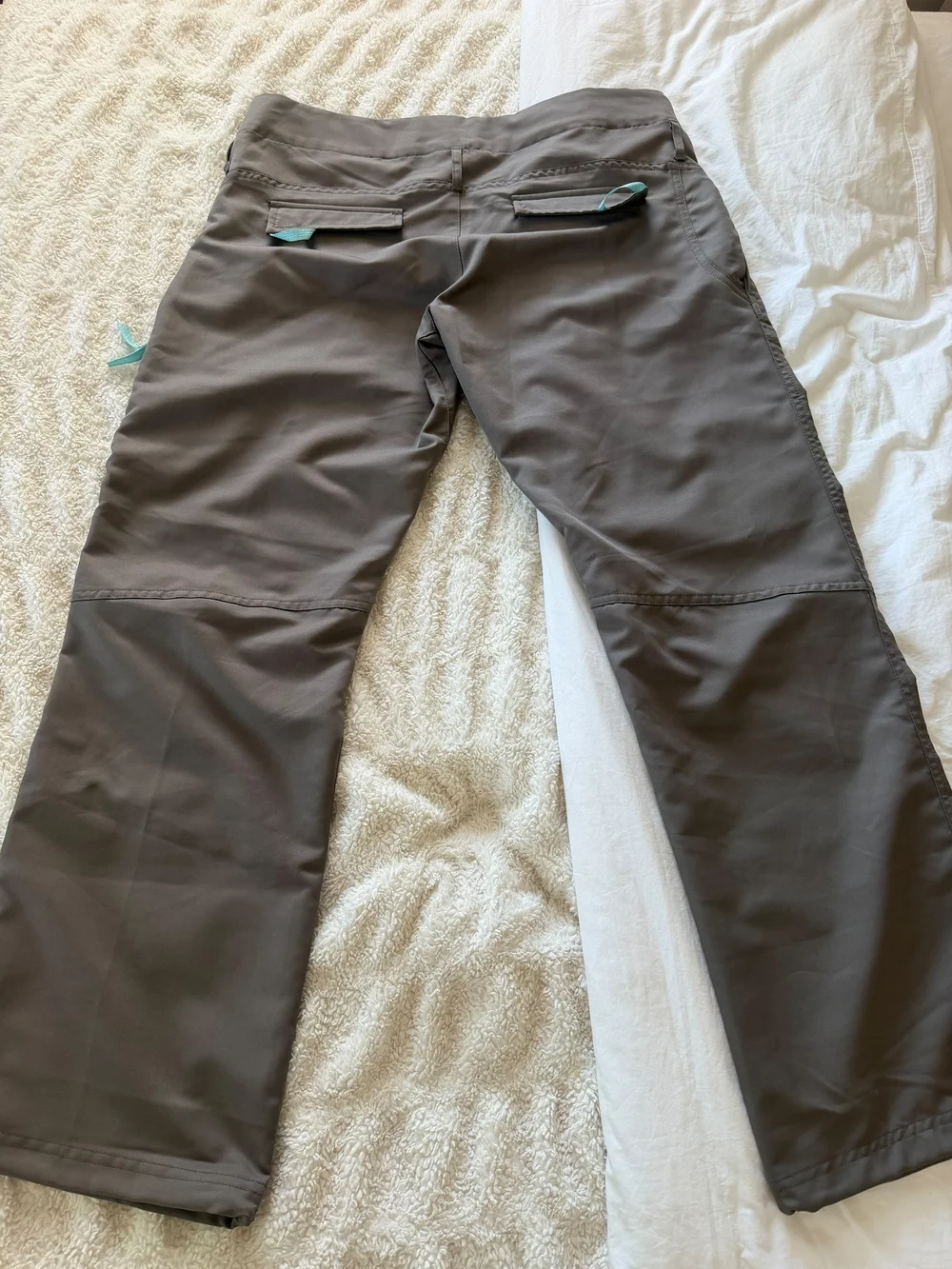 Nike Fit Dry Women's Gray Outdoor Hiking Pants Size Medium Travel Techwear